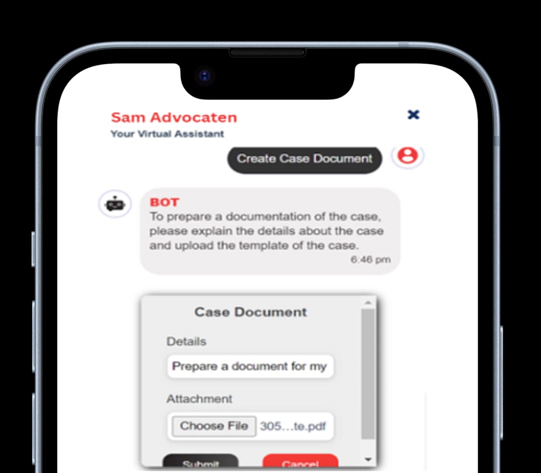 Legal chatbot demo